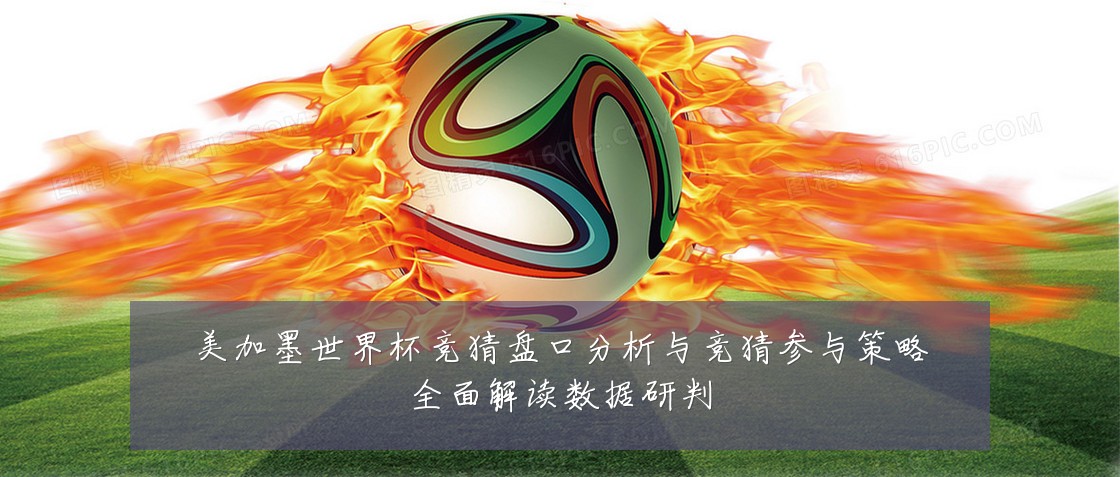 美加墨世界杯竞猜盘口分析与竞猜参与策略全面解读数据研判
